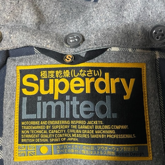 Superdry Limited Wool Duffle Jacket - Picture 13 of 16